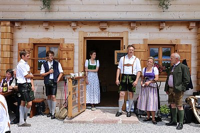 Christian Dullnigg bedankt sich bei der Hinterkeilhof-Familie!