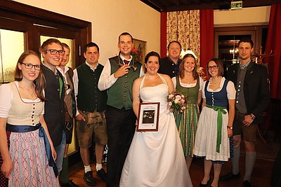 Während sich Johann und Stephanie mit dem Bild ihrer Anika begnügen durften,