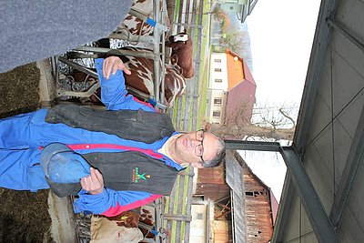 Sebastian Auernig sieht man auch in der Stallkluft!