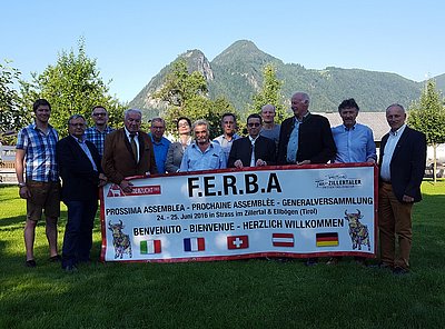 F.E.R.B.A. - Delegation am Tagungsort in Straß/Zillertal