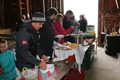 Familie Steiner sorgte auch für ein köstliches Mittagessen!