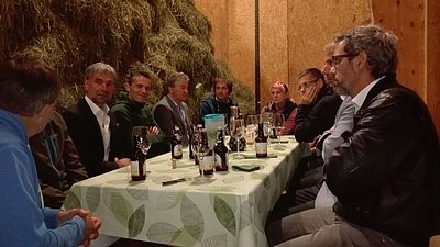 Der Heustadl bot den gemütlichen Rahmen für anregende Unterhaltung!