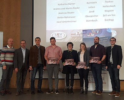 Auszeichnung für Sazburgs beste Herdenmanager der Pinzgauerrasse 2018!