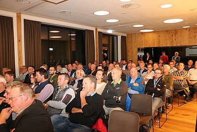 Erfreulich - die große Teilnehmerschar!