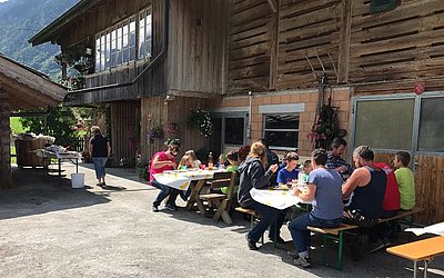 Ein Gefühl des Willkommenseins am Hof der Fam. Wandfluh in Kandergrund!