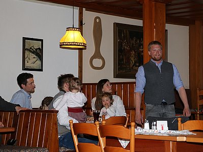 Sebastian Gruber erzählte vom unvergesslichen Sommer z'Alp!