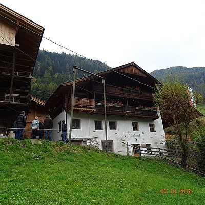 Der Wieserhof in Pfunders - Heimat des Südtiroler JZ-Obmannes Jörg Huber