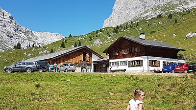 Insgesamt 110 Kühe sömmern auf der Alp Partnun