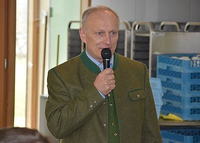 Obmann Christian Dullnigg freute sich über den zahlreichen Besuch der Züchtertagung!