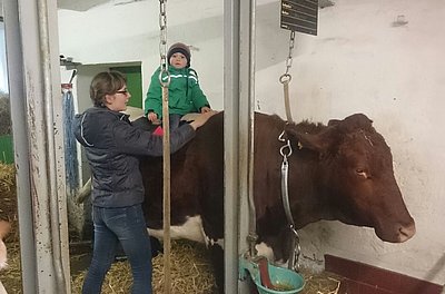 oder sitzend - Lissi macht das nichts aus!