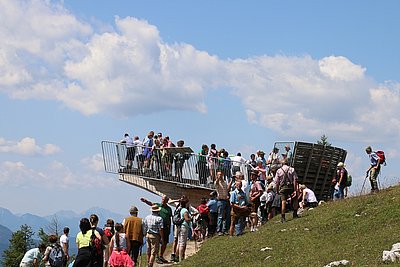 Der Gamsblick eröffnet einen wunderbaren Ausblick