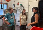 Nicht zu übersehen, was hier an Arbeit in die Direktvermarktung fließt!