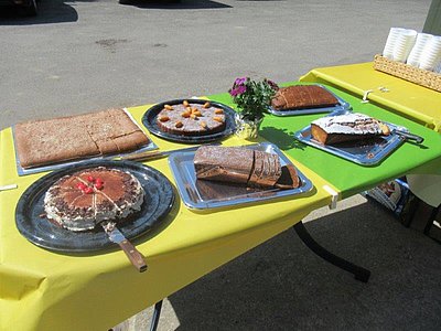 Sehr verlockend - das Kuchenbuffet von Felicitas Kissling!