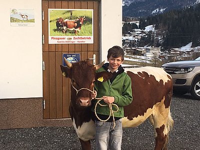 Freut sich schon auf seinen Auftritt - Christian Dödlinger mit seiner Blia (V.Lust)