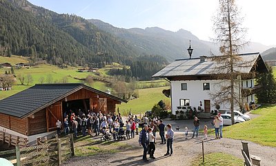 Tochter Christina kümmerte sich um díe köstliche Verpflegungsstation!