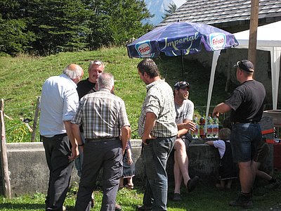 Zusammenkünfte der Züchter werden gerne für rege Diskussionen genützt!