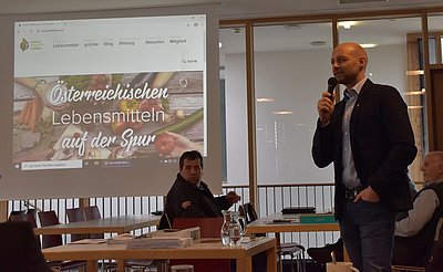 Ein Plädoyer für den Genuss von heimischen Lebensmitteln - aus dem Mund von Hannes Royer!