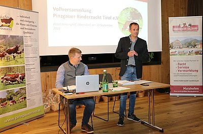 Ein gutes Team - GF THomas Edenhauser und Obmann Roland Dödlinger