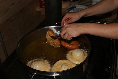 Mariannes geniale Idee - Germkrapfen mit Sauerkraut!
