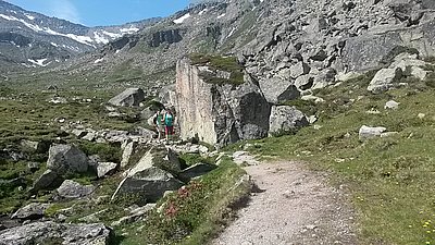 Der Weg zum Krimmler Tauern - ein sehr schöner!