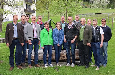 Teilnehmer der ARGE-Vollversammlung aus den Mitgliedsverbänden (Südtiroler waren bereits abgereist)